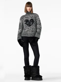 AIMEE Long Sleeve Knit Sweater