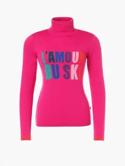AMOUR Long Sleeve Knit Sweater
