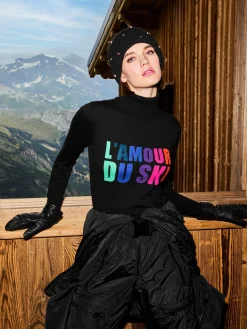 AMOUR Long Sleeve Knit Sweater