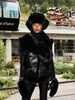 CHER Fluffy Aviator Hat