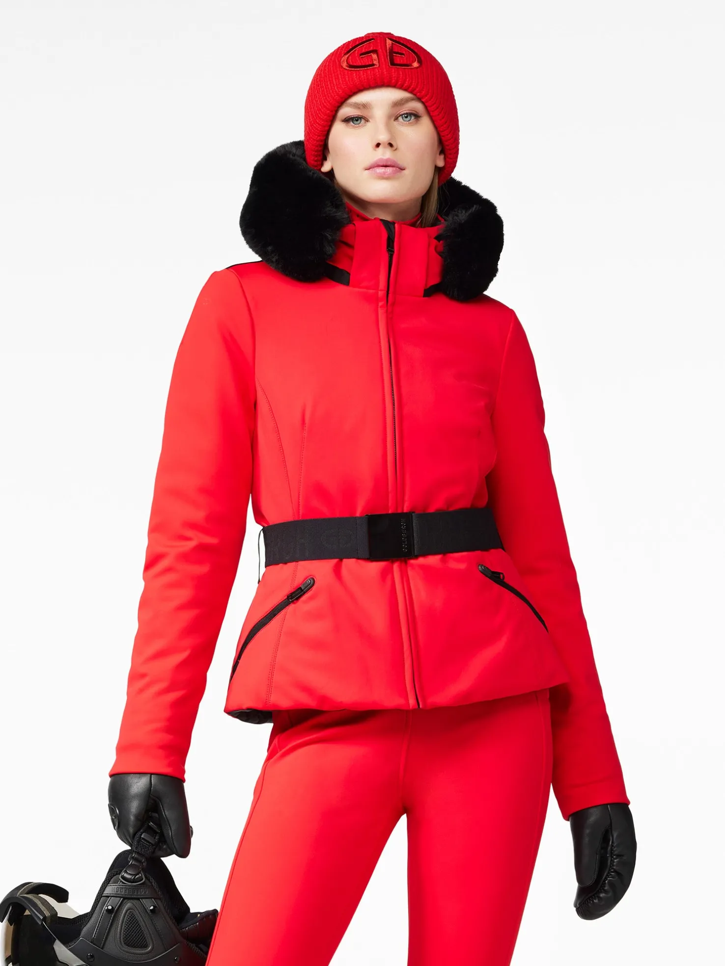 Hida Faux Border Ski Jacket