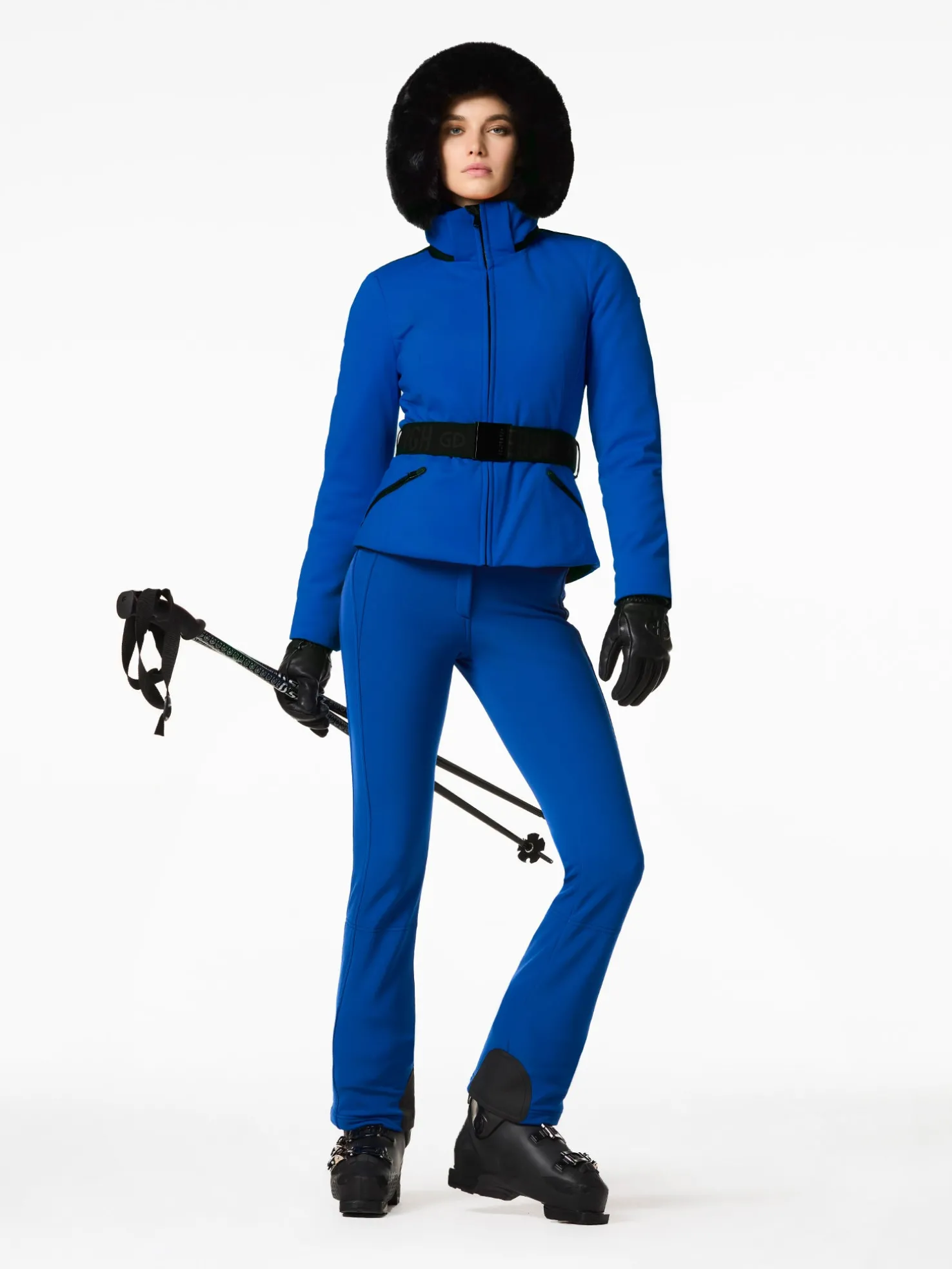 Hida Faux Border Ski Jacket