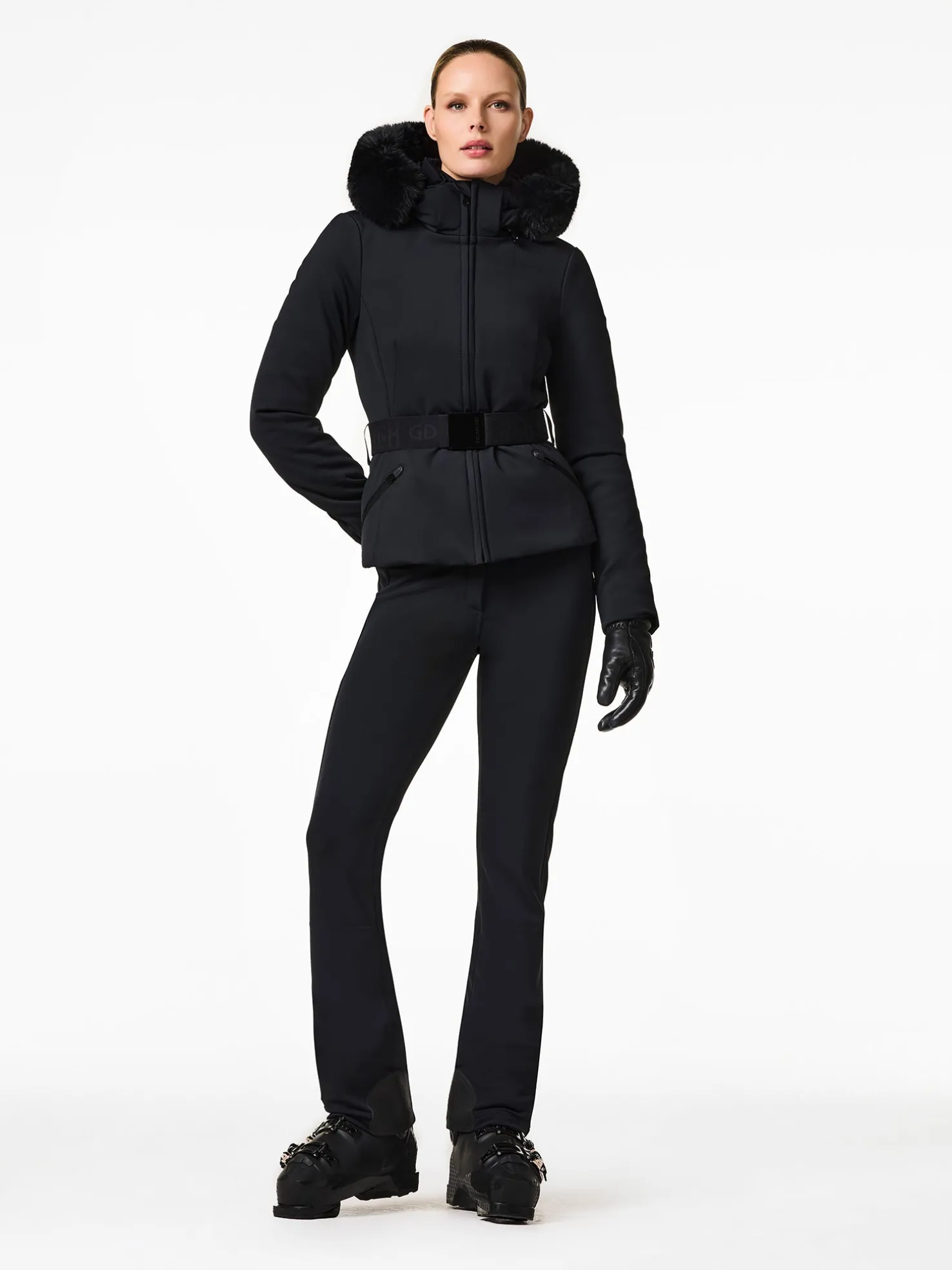 Hida Faux Border Ski Jacket