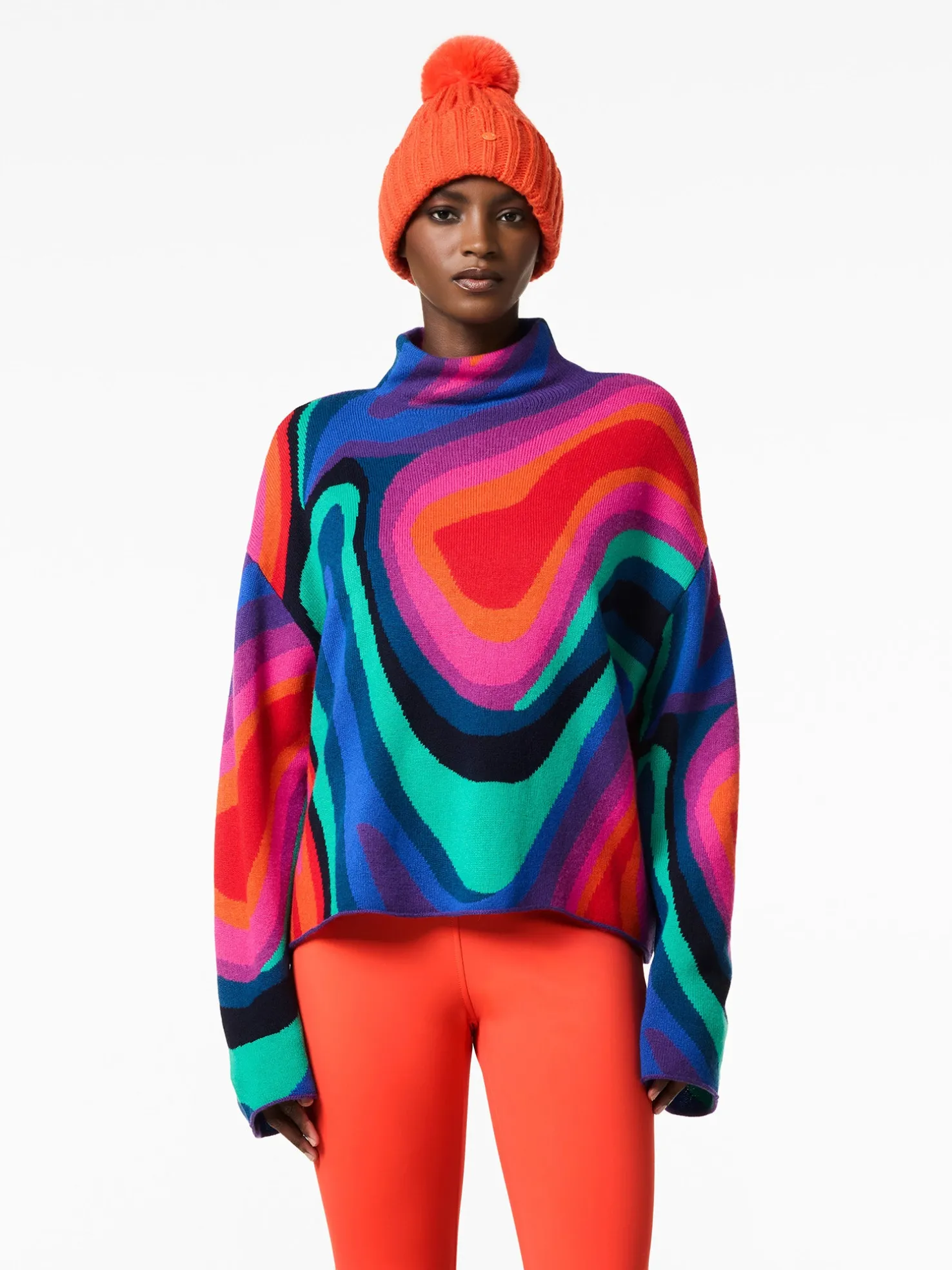 MARBRE Long Sleeve Knit Sweater