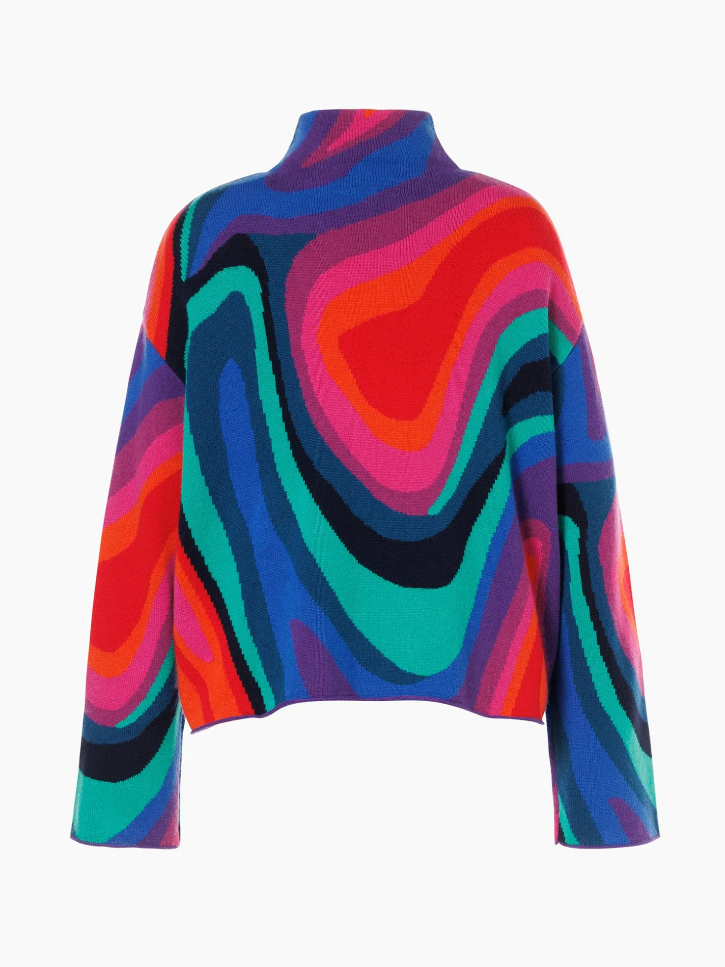 MARBRE Long Sleeve Knit Sweater