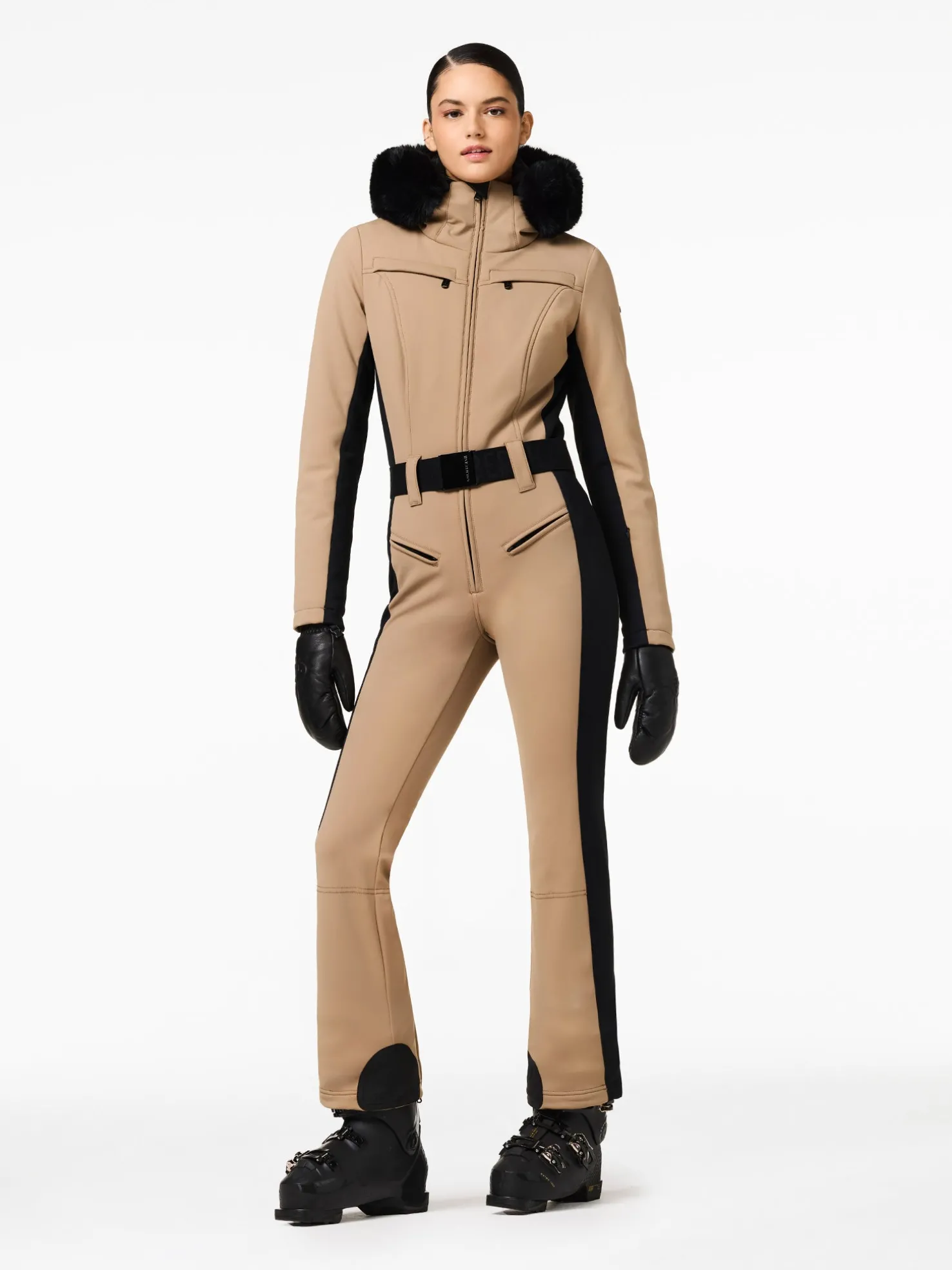 PARRY LONG FAUX BORDER Ski Suit